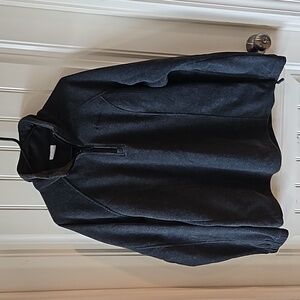 Columbia Quarter Zip Fleece Gray Women's Large